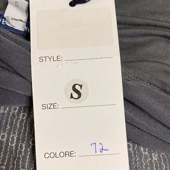 Lightweight Sequin Fancy Gray Gold Long Sleeve Shirt - Picture 8 of 10